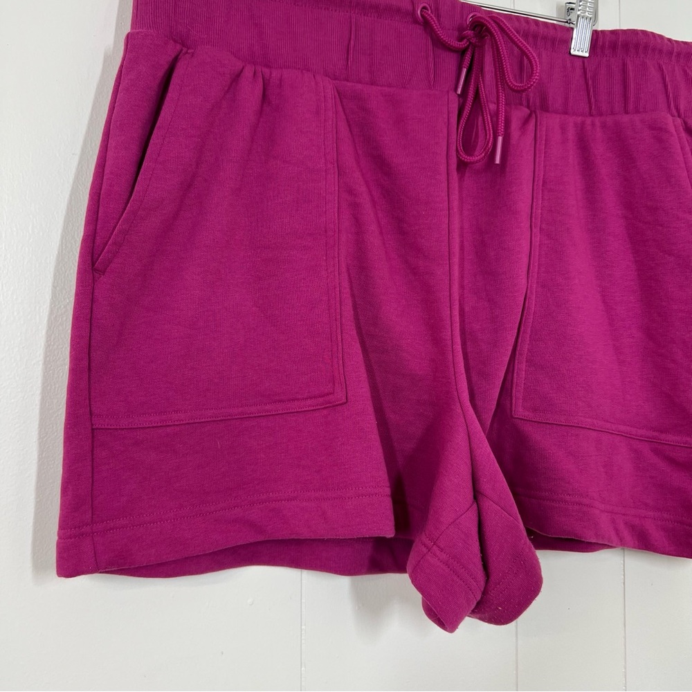 Lou & Grey Pink Cozy Cotton Terry Shorts - Picture 5 of 13